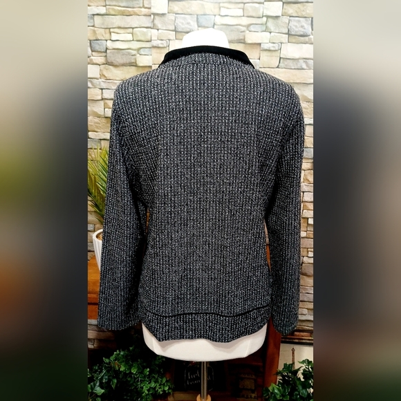 Emma James Blazer Zip Up Jacket Business Casual‎ Office Large - Picture 3 of 4